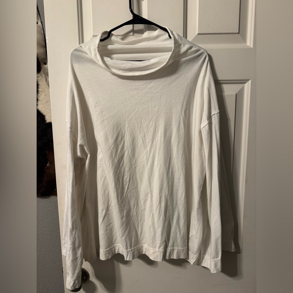 FREE PEOPLE! Women's White Long Sleeve Top